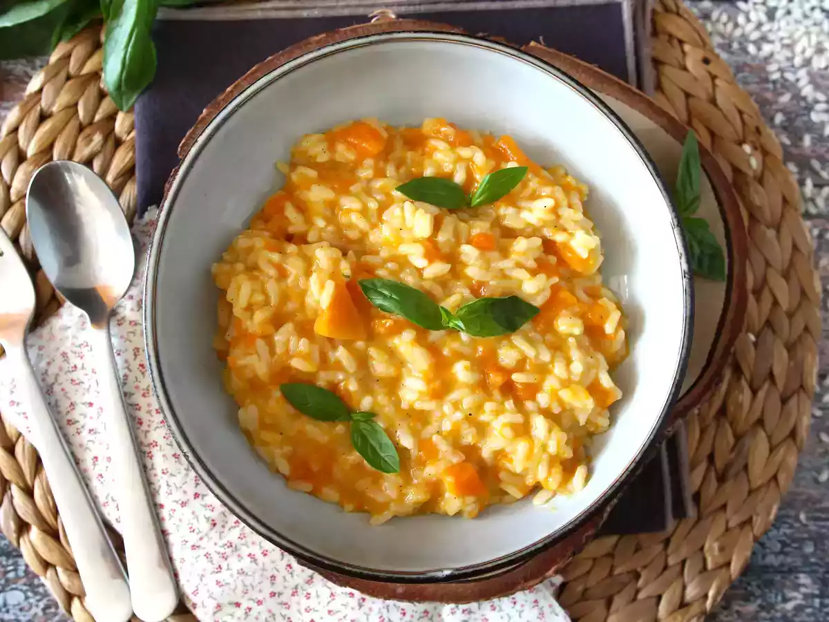 Risotto med pumpa, en delikat och perfekt rätt för hösten
