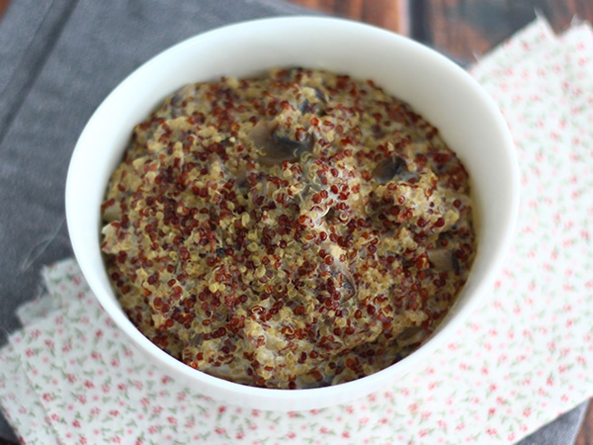 Risotto med quinoa och champinjoner - foto 2