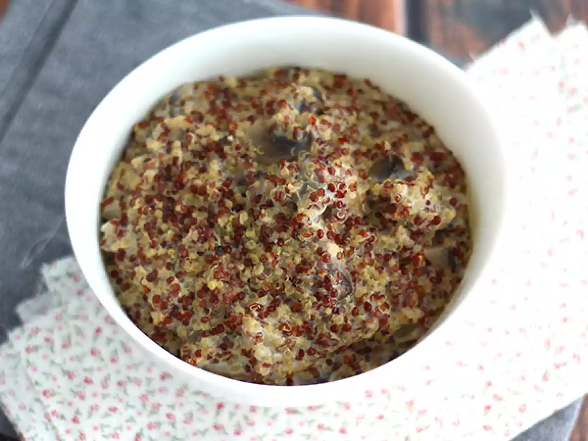 Risotto med quinoa och champinjoner - foto 2