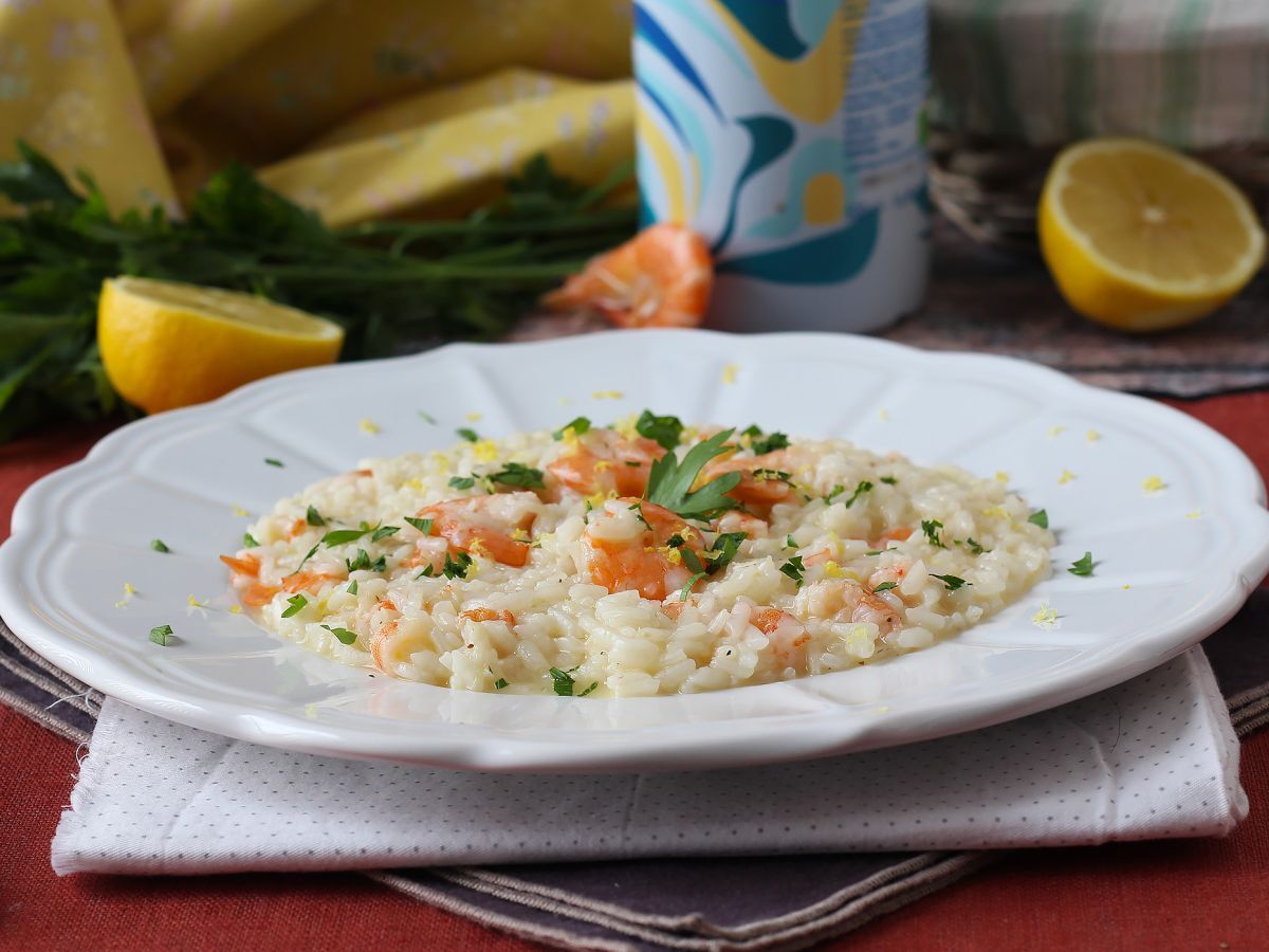 Risotto med räkor och citron, en elegant och enkel rätt att förbereda - foto 5
