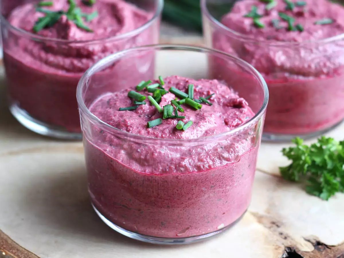 Rödbetskräm i glas – en enkel och fräsch förrätt - foto 2