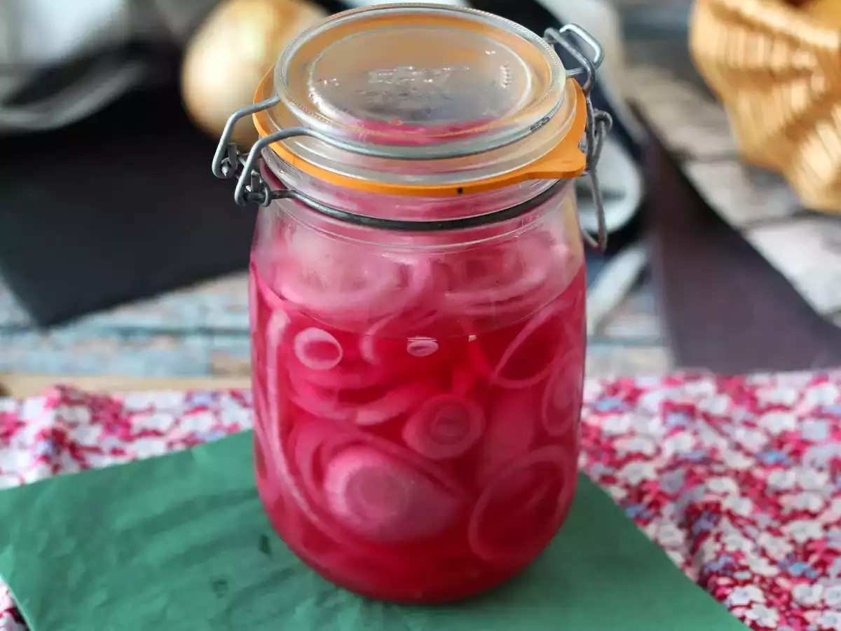 Rödlökspickles – perfekta för att sätta extra smak på dina rätter! - foto 2