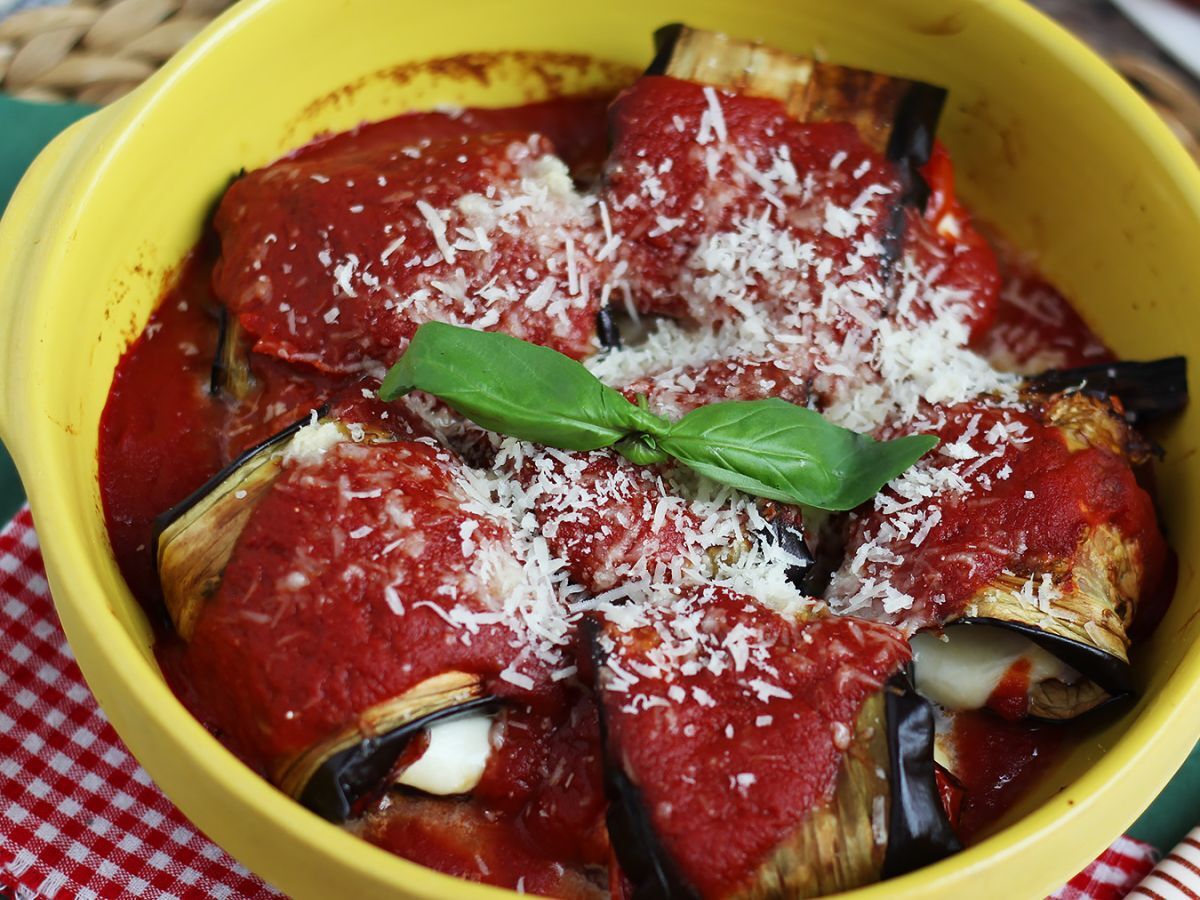 Rullar med aubergine parmigiana - foto 2