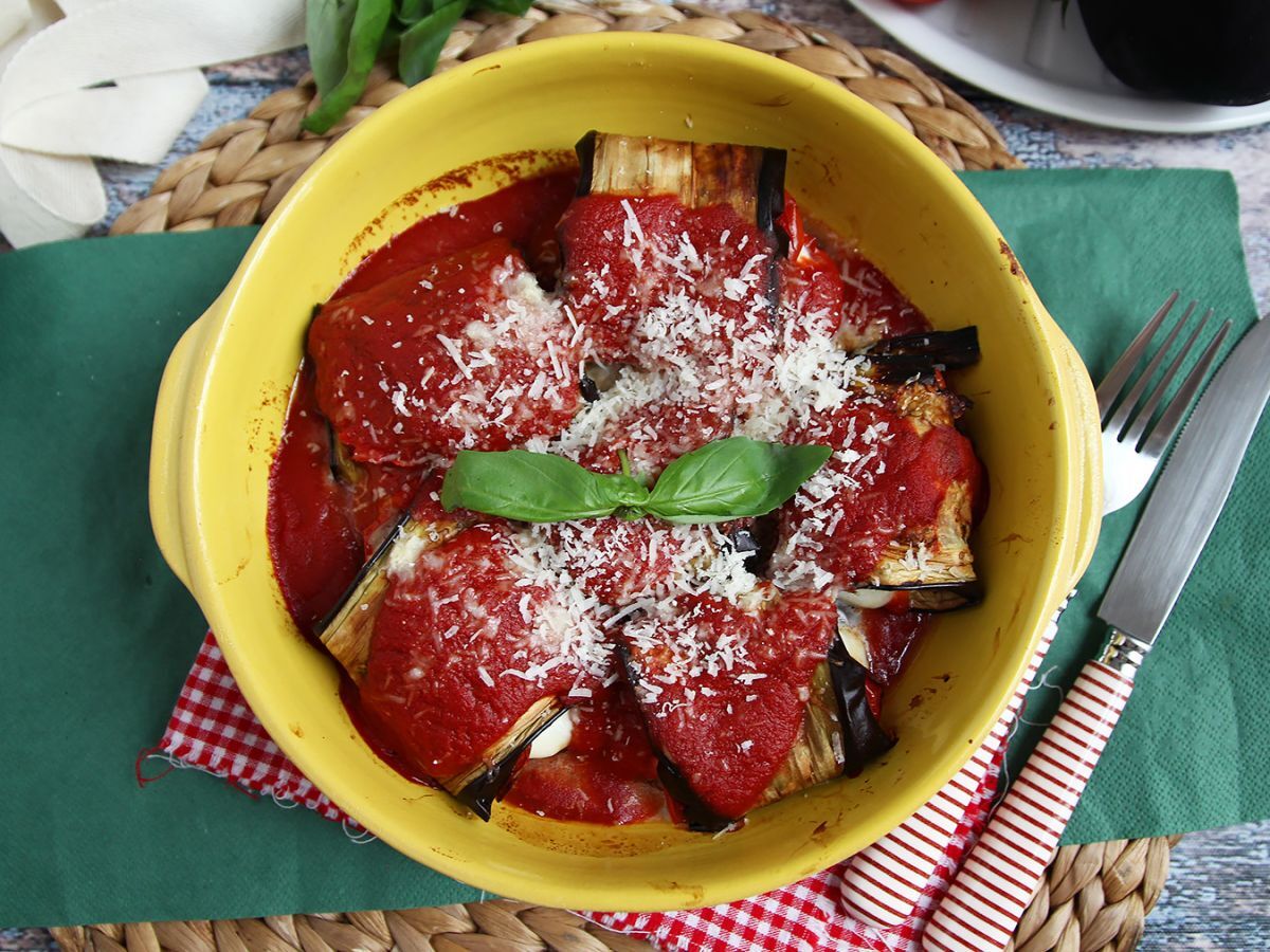Rullar med aubergine parmigiana - foto 3