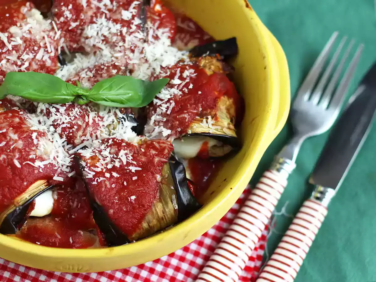 Rullar med aubergine parmigiana - foto 5