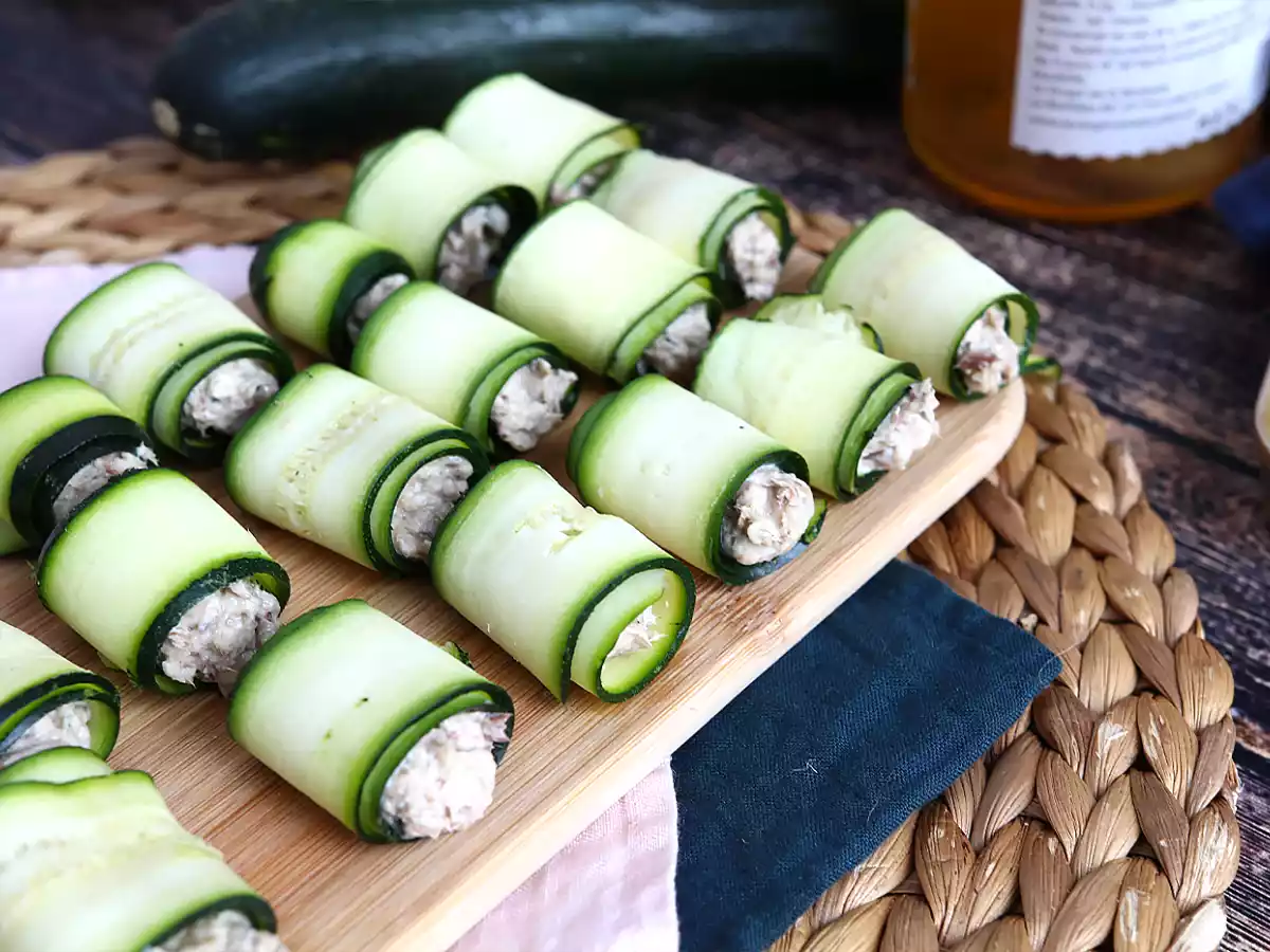 Rullar med zucchini och sardiner - foto 2