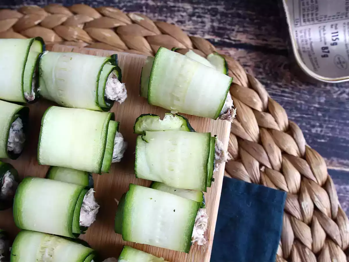 Rullar med zucchini och sardiner - foto 3