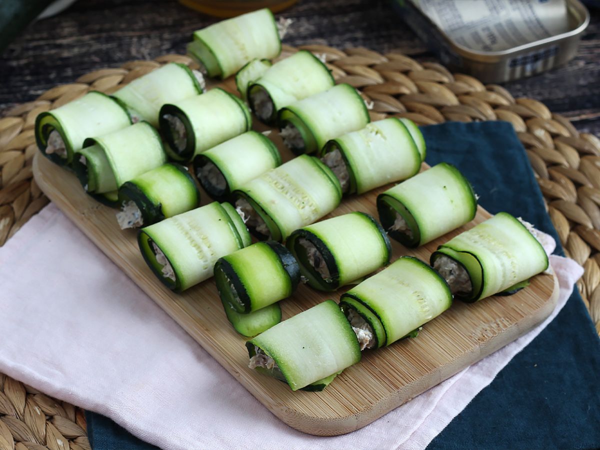 Rullar med zucchini och sardiner - foto 4