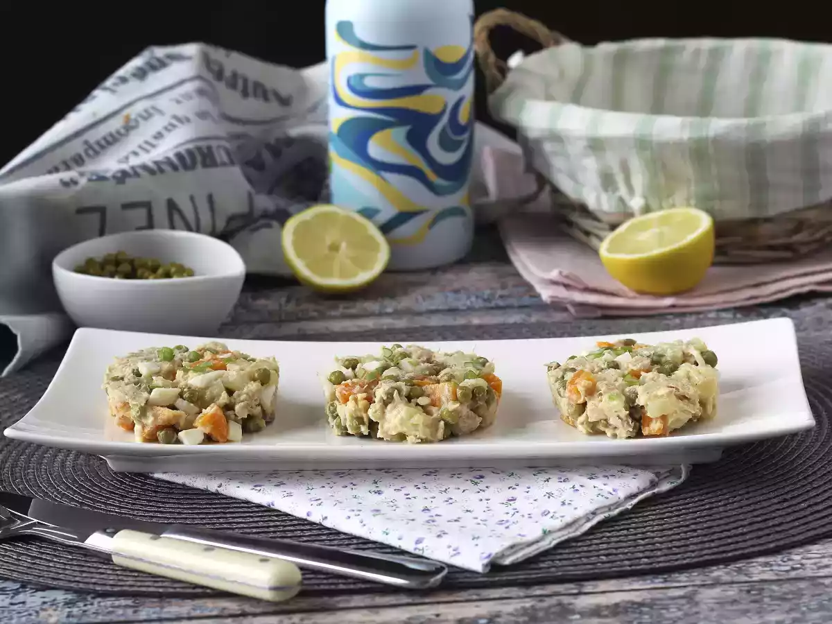 Rysk sallad med hemgjord majonnäs