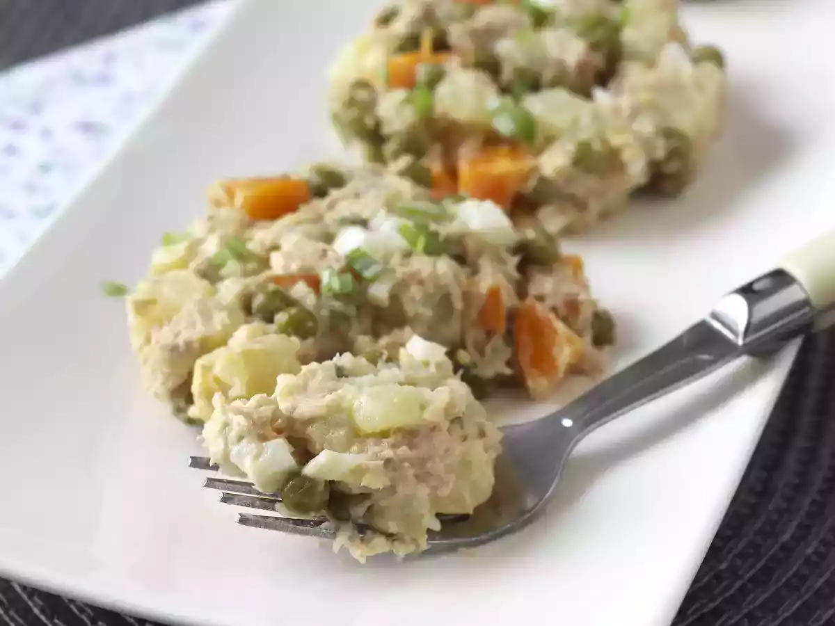 Rysk sallad med hemgjord majonnäs - foto 2