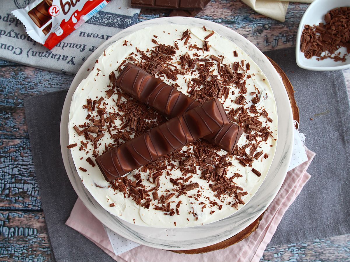 Sagolik Kinder Bueno cheesecake utan bakning - foto 2