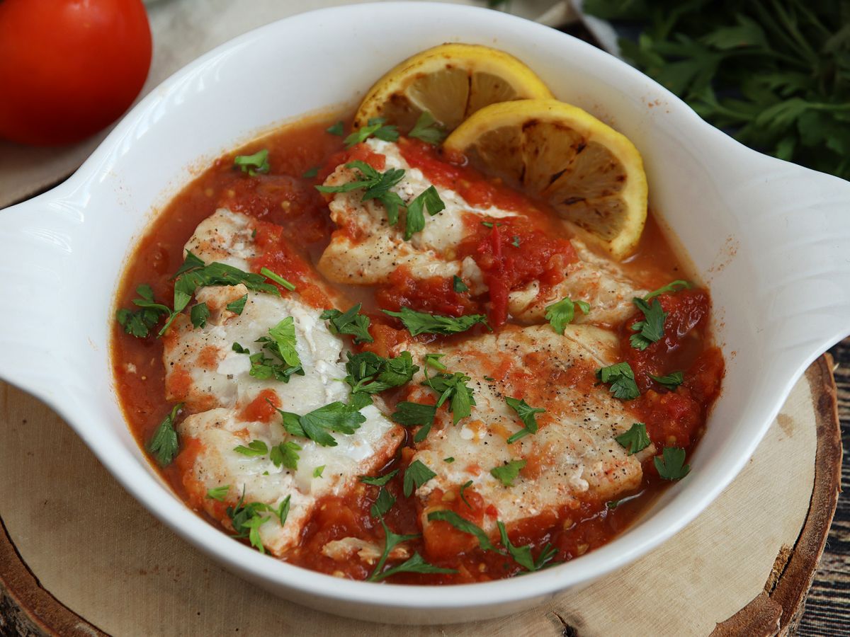 Saithe med tomat och citron (hälsosamt och enkelt recept!) - foto 3