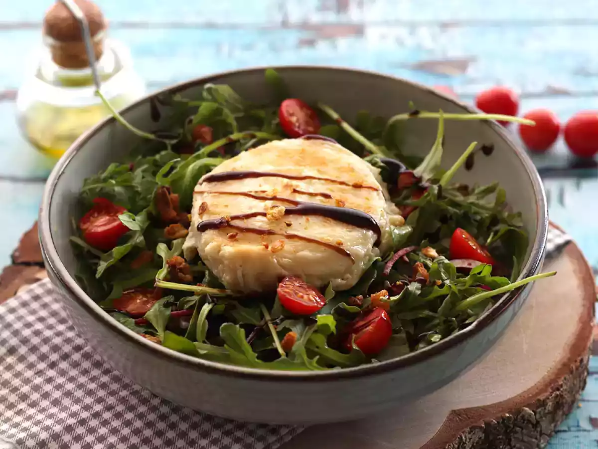 Sallad med getost