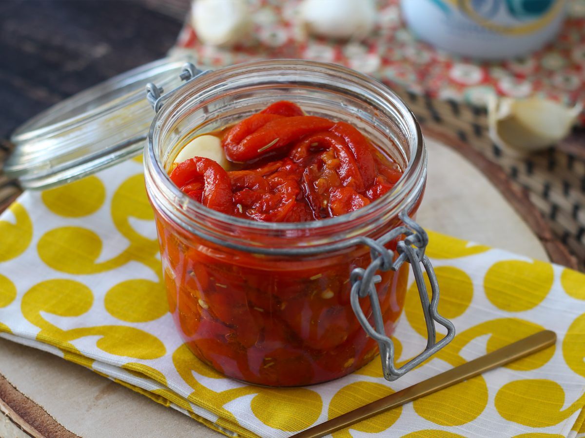 Sallad med rostad paprika i luftfritös - foto 3