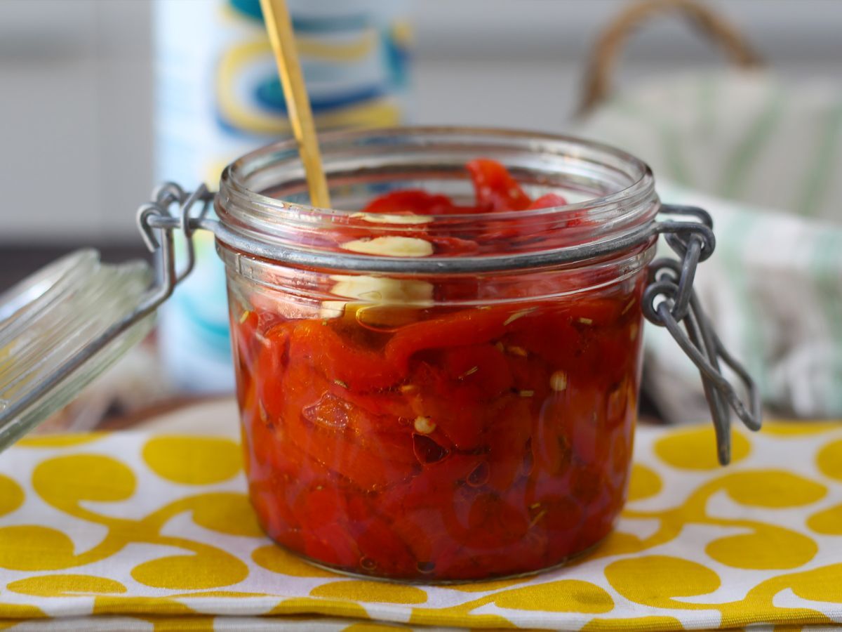 Sallad med rostad paprika i luftfritös - foto 5