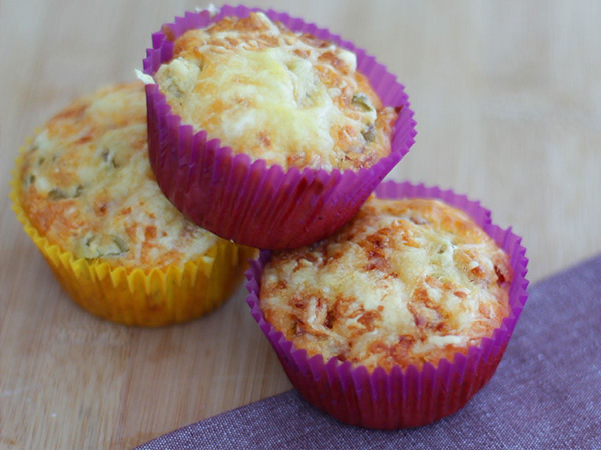 Salta muffins för aperitif