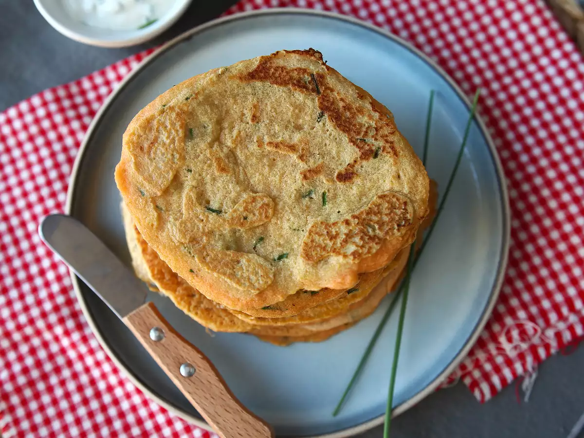Salta pannkakor med koralllinser: ett enkelt recept rikt på protein - foto 2