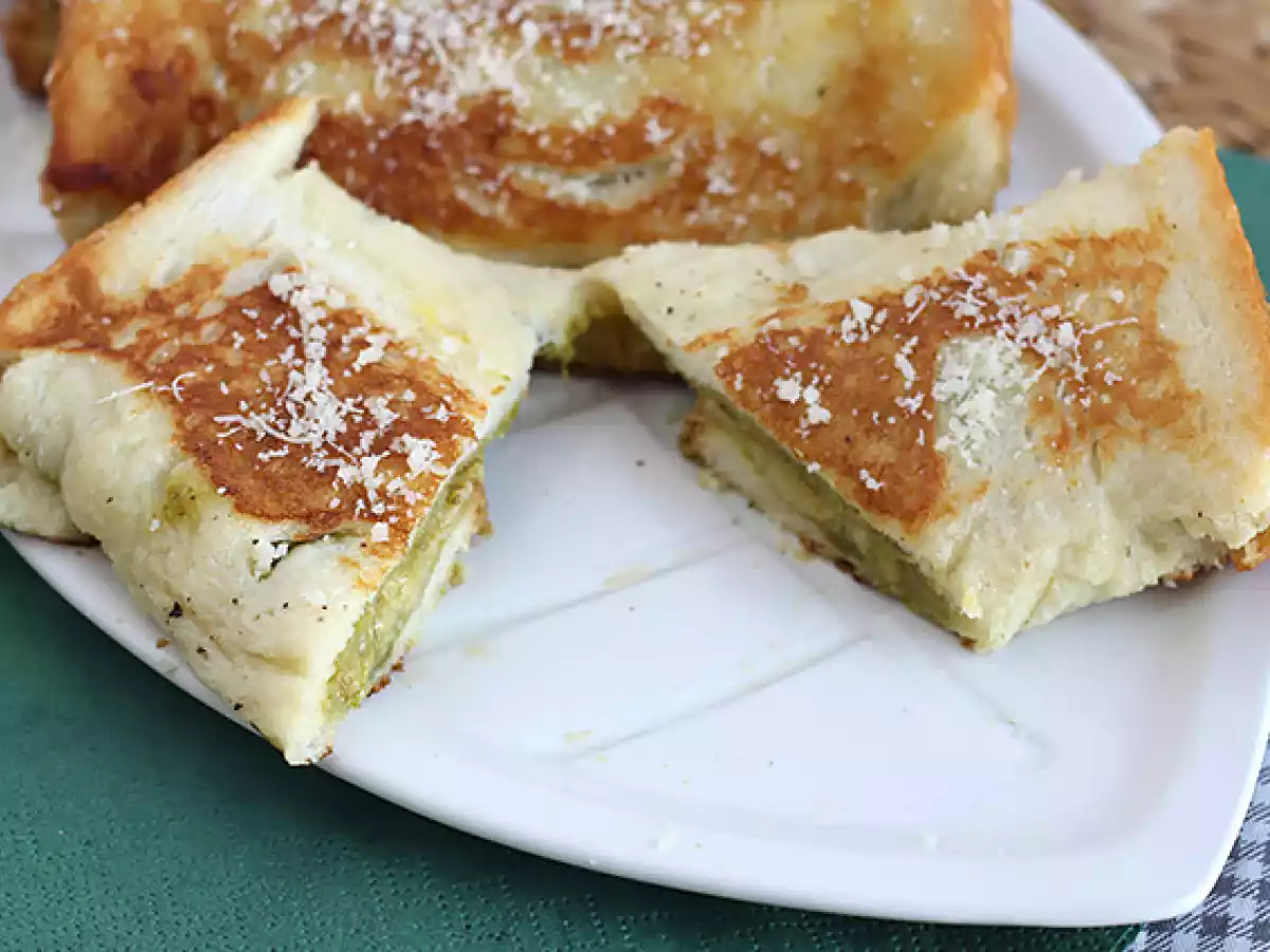 Saltade fattiga riddare med pesto - foto 2