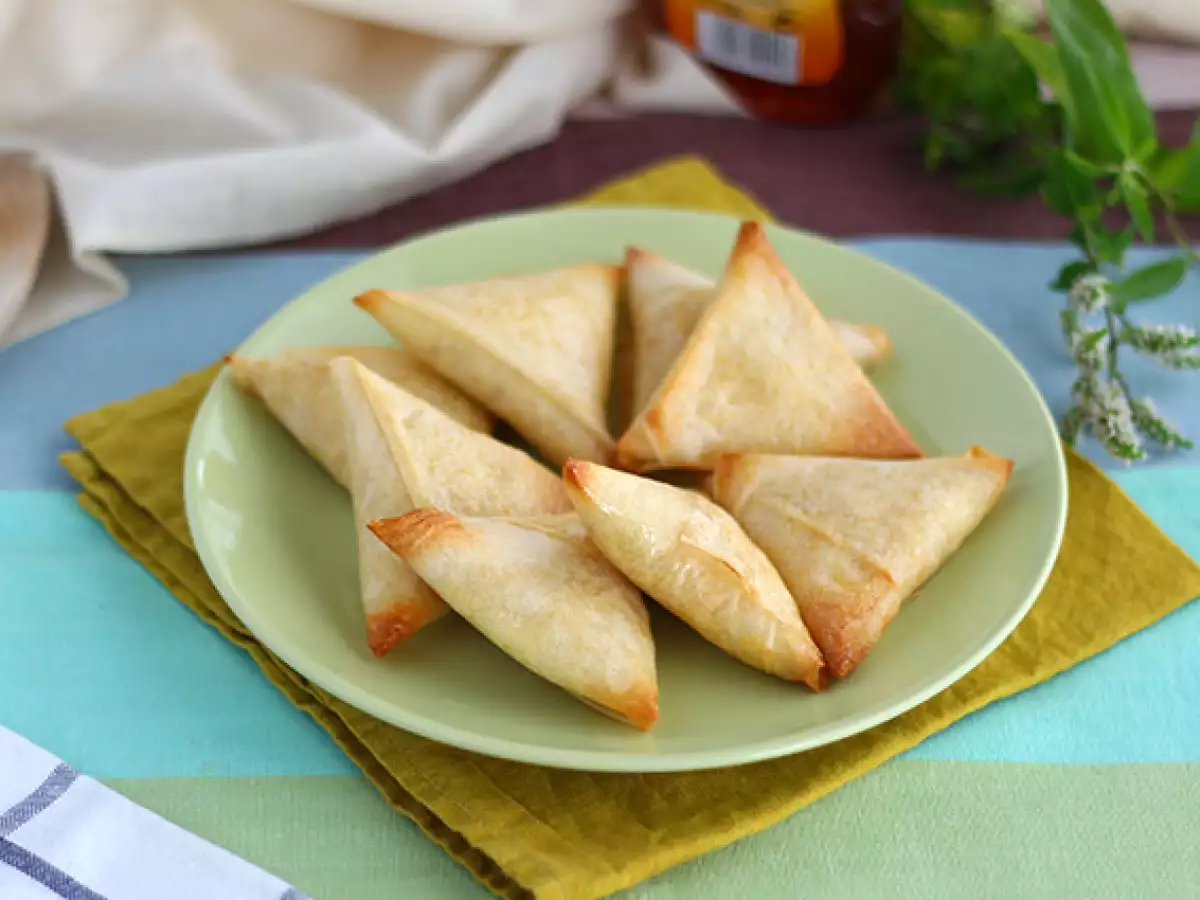 Samosas med getost och honung - foto 3