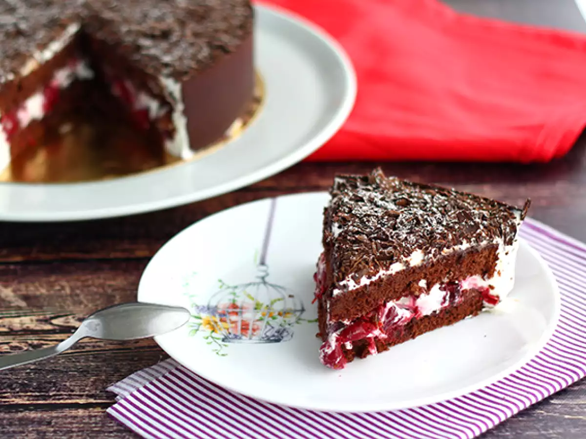 Schwarzwaldtårta – recept med steg-för-steg-instruktioner - foto 5
