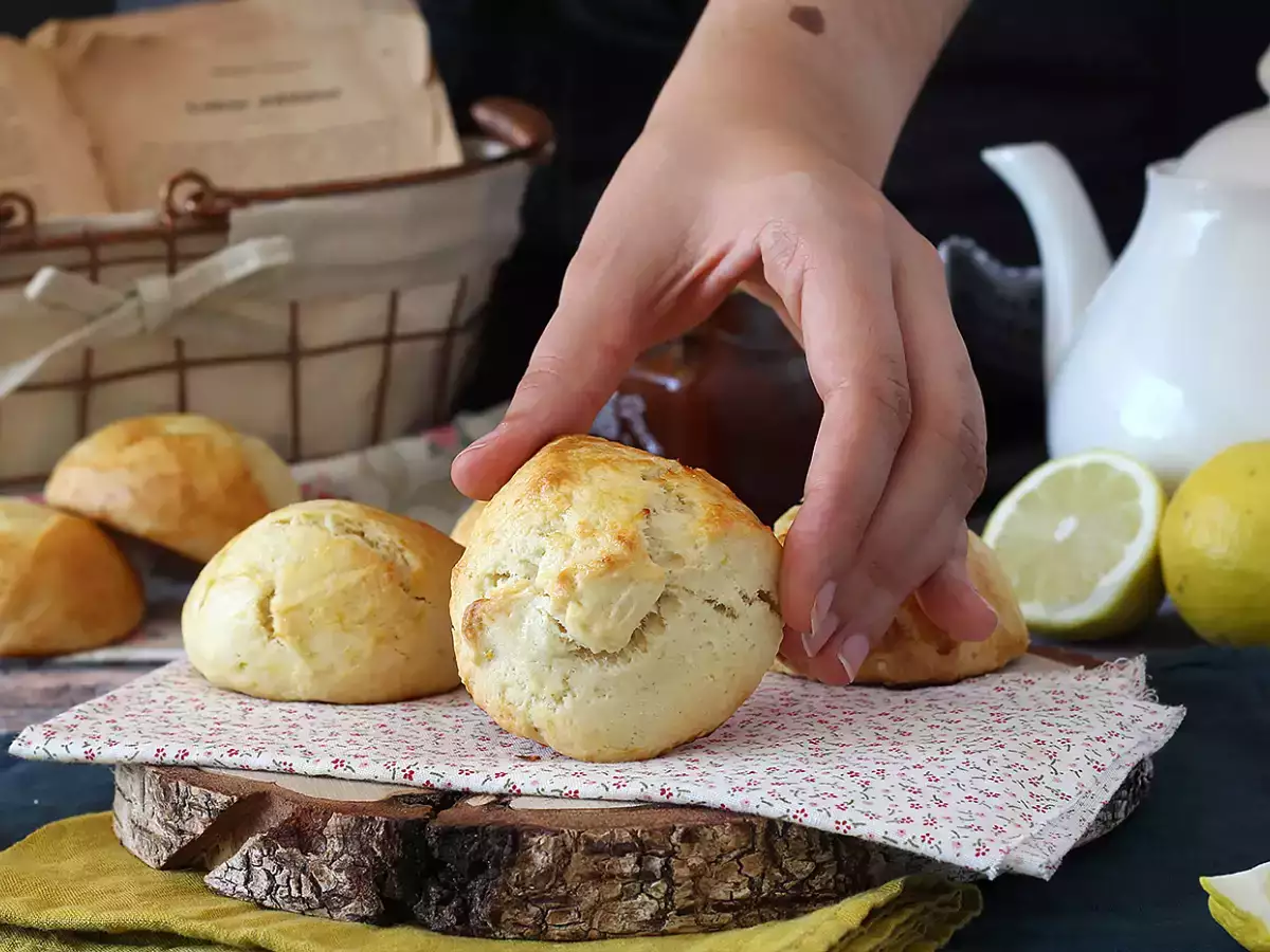 Scones med citronzest - foto 2