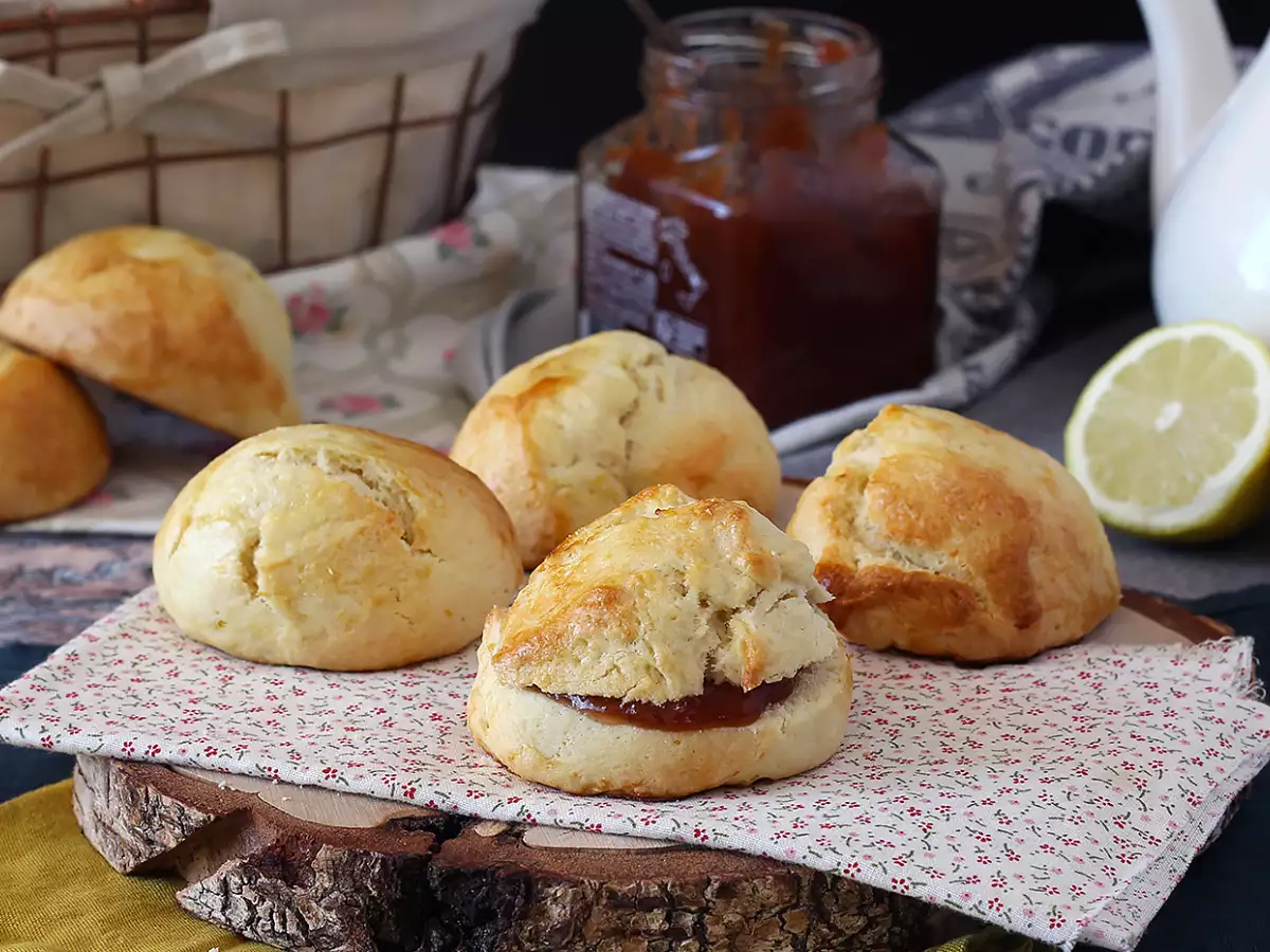Scones med citronzest - foto 5