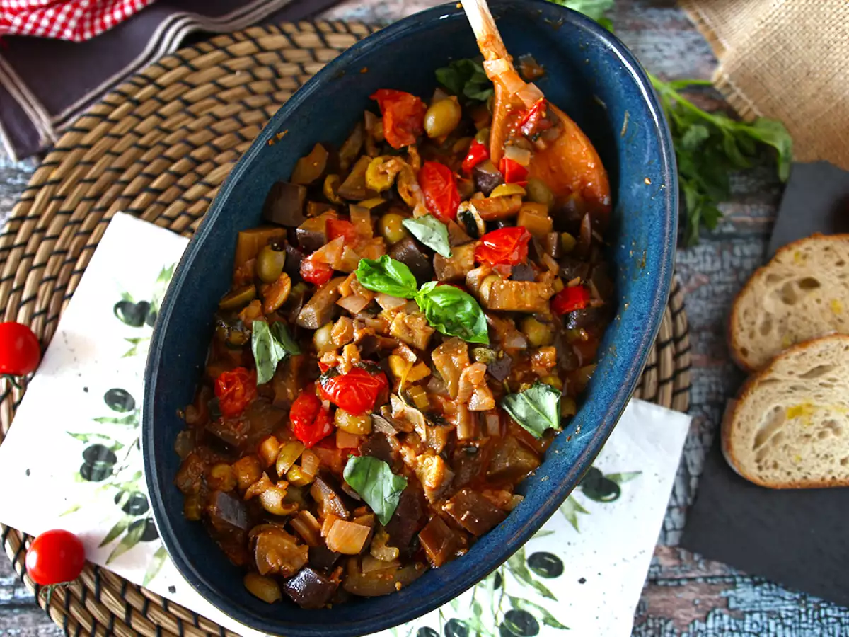 Siciliansk caponata – ett klassiskt, snabbt och enkelt italienskt recept - foto 3