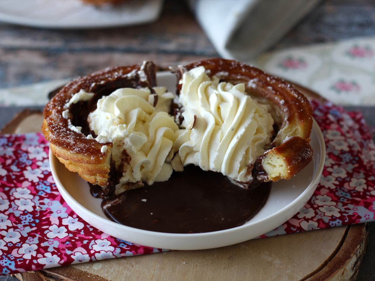 Skålformade bakade churros med generös topping - foto 5