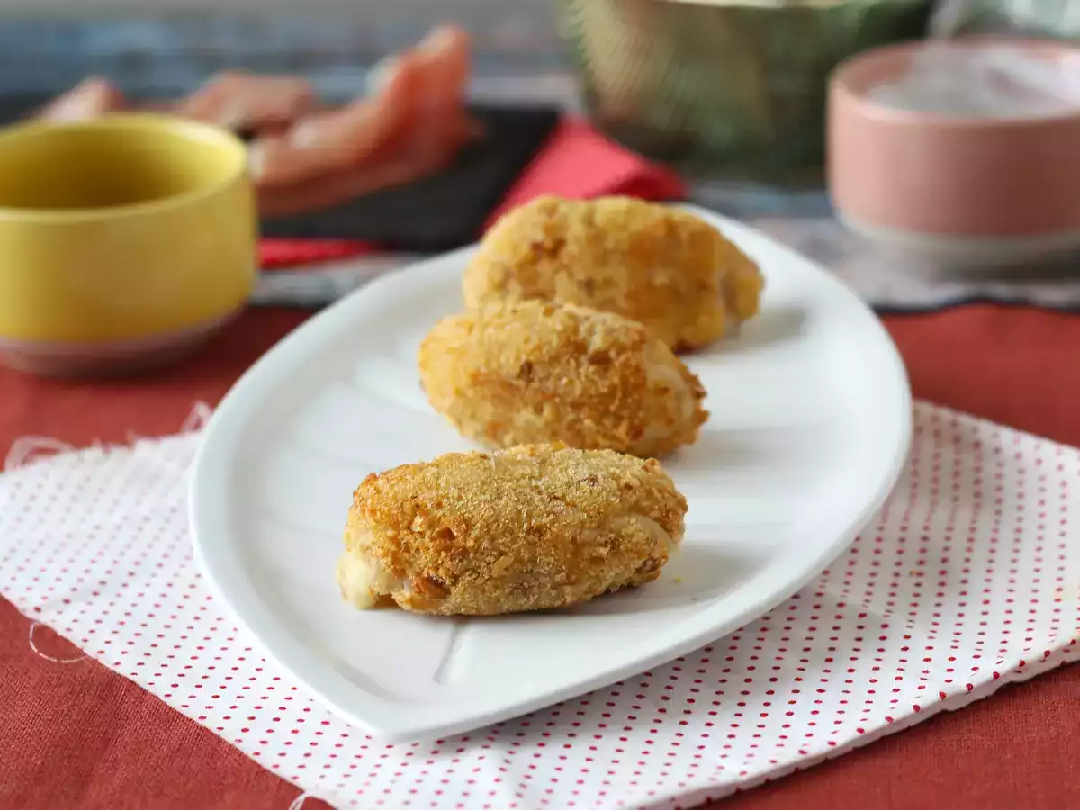 Skinkkroketter i airfryer: lite olja, men lika krispiga! - foto 2