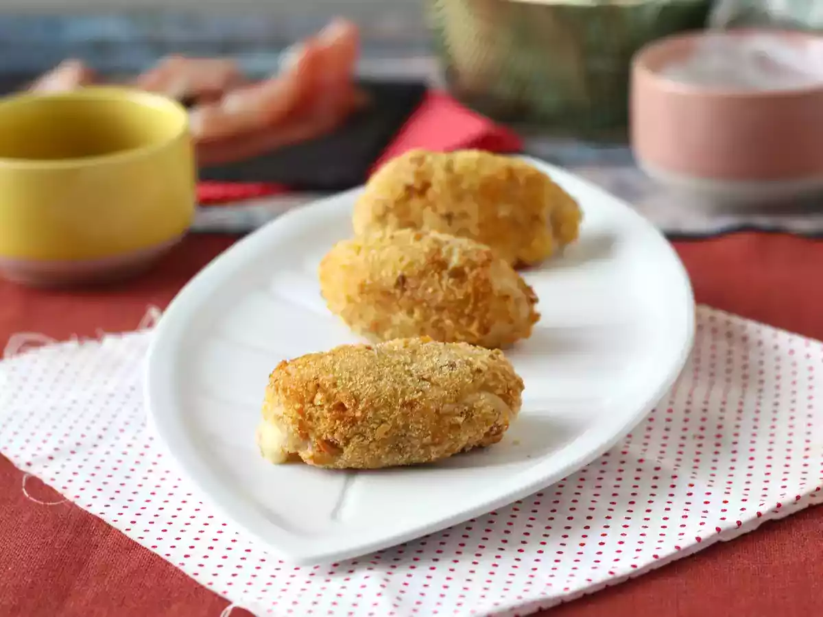 Skinkkroketter med Air Fryer: lite olja, men alltid lika krispiga! - foto 2