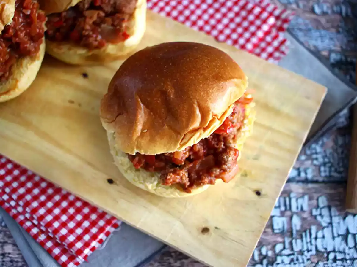 Sloppy Joes-stil hamburgare - foto 4