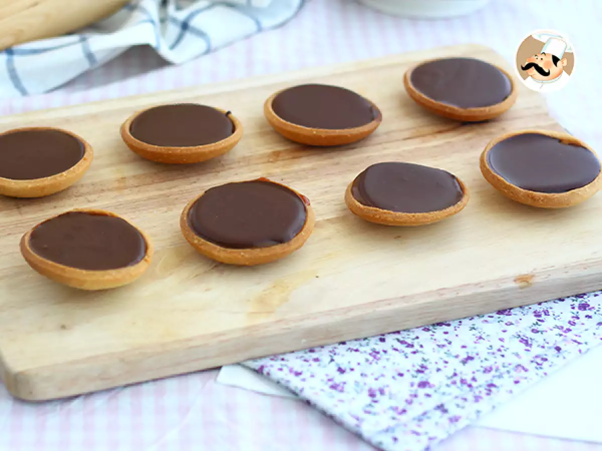 Små tarteletter med karamell och choklad - foto 2
