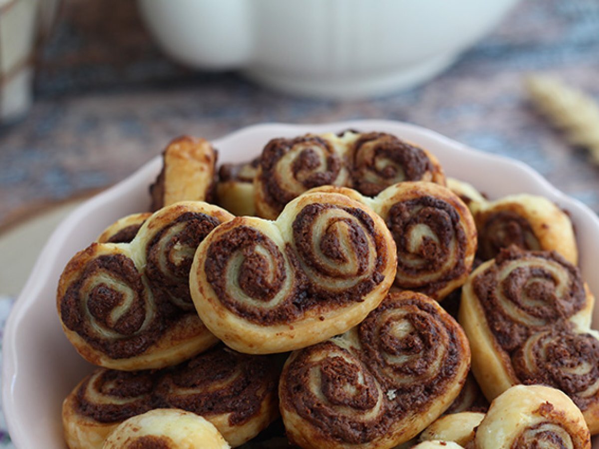 Smördegspalmer med nutella - foto 3