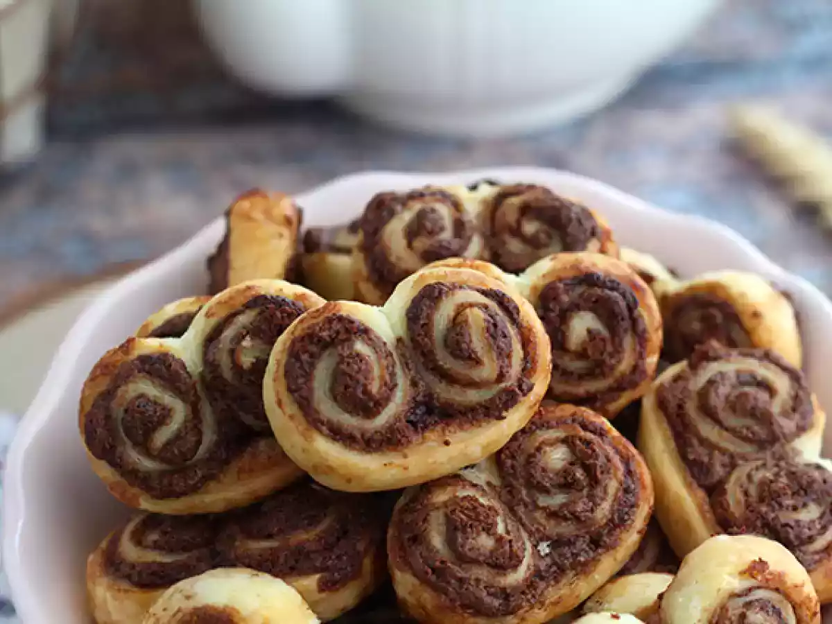 Smördegspalmer med nutella - foto 3