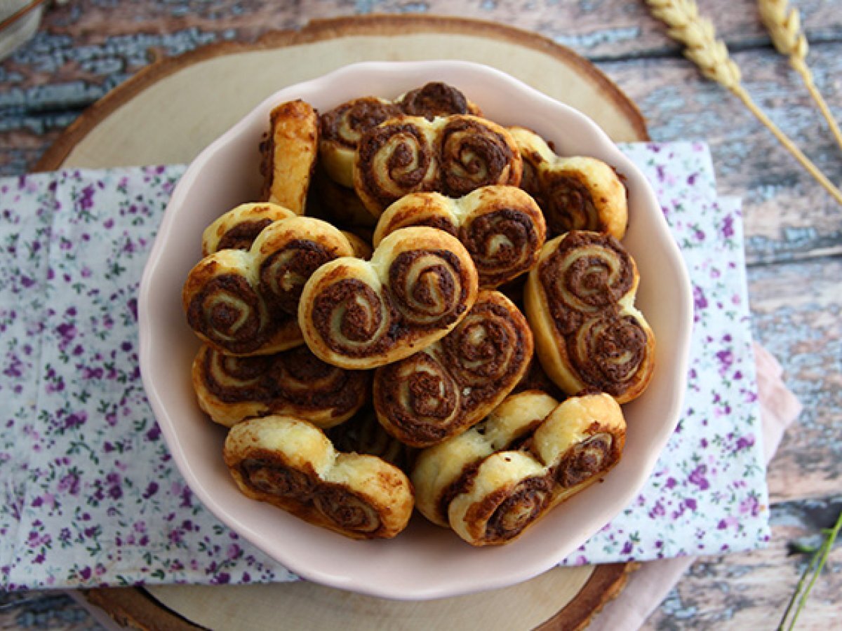 Smördegspalmer med nutella - foto 4