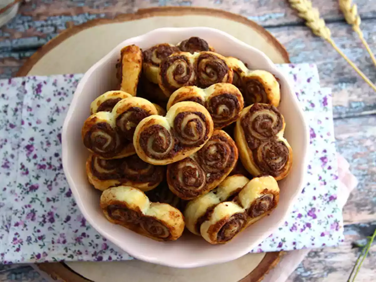 Smördegspalmer med nutella - foto 4