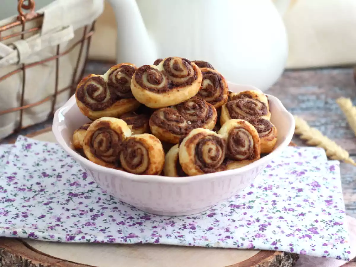 Smördegspalmer med nutella - foto 5
