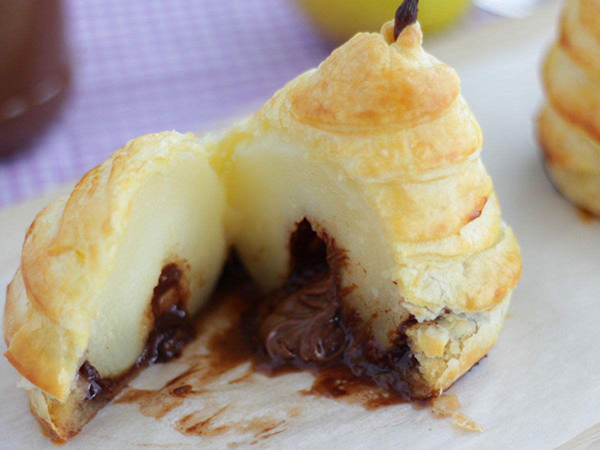 Smördegspäron med chokladfyllning - foto 3