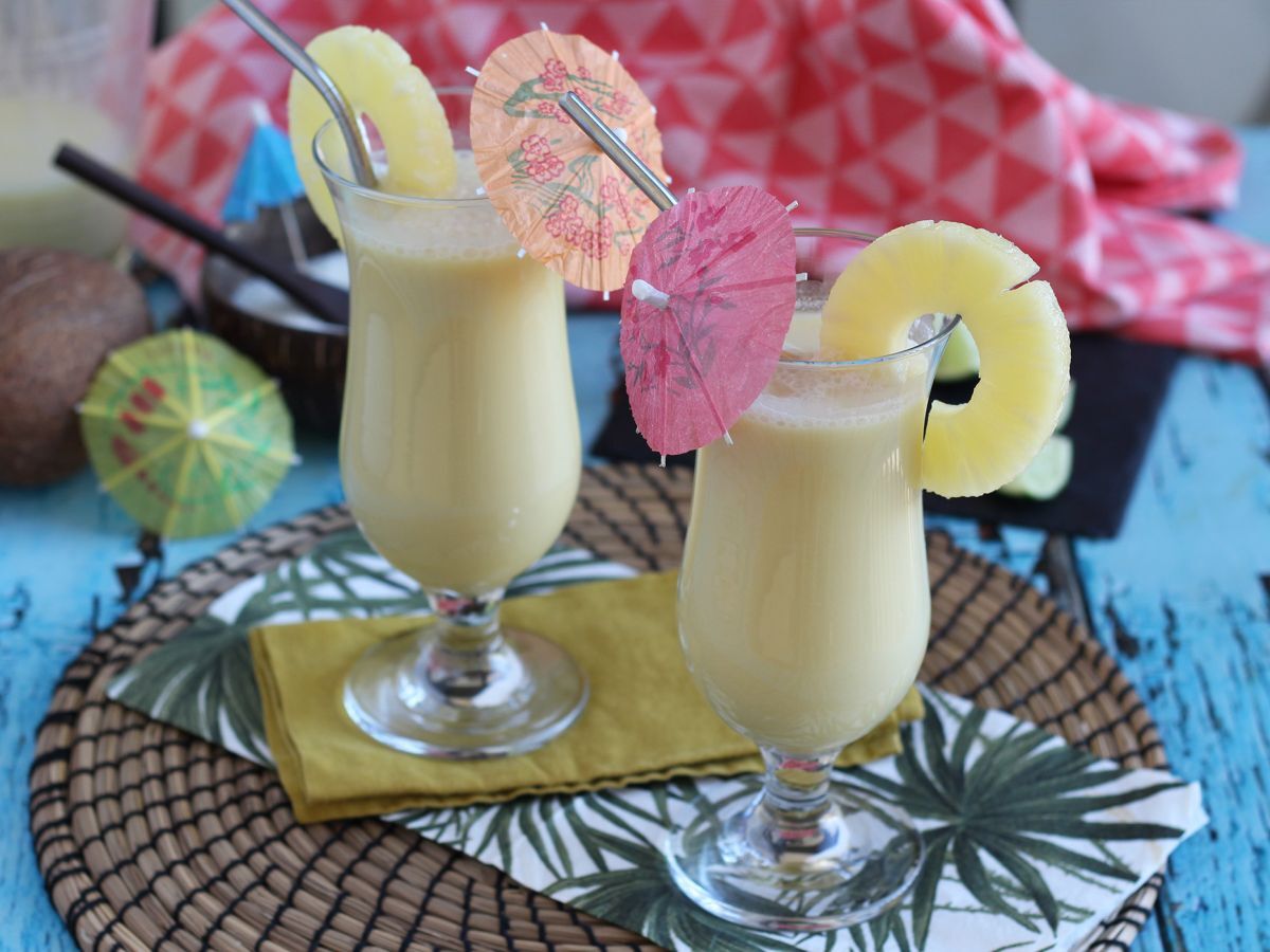 Snabb alkoholfri piña colada
