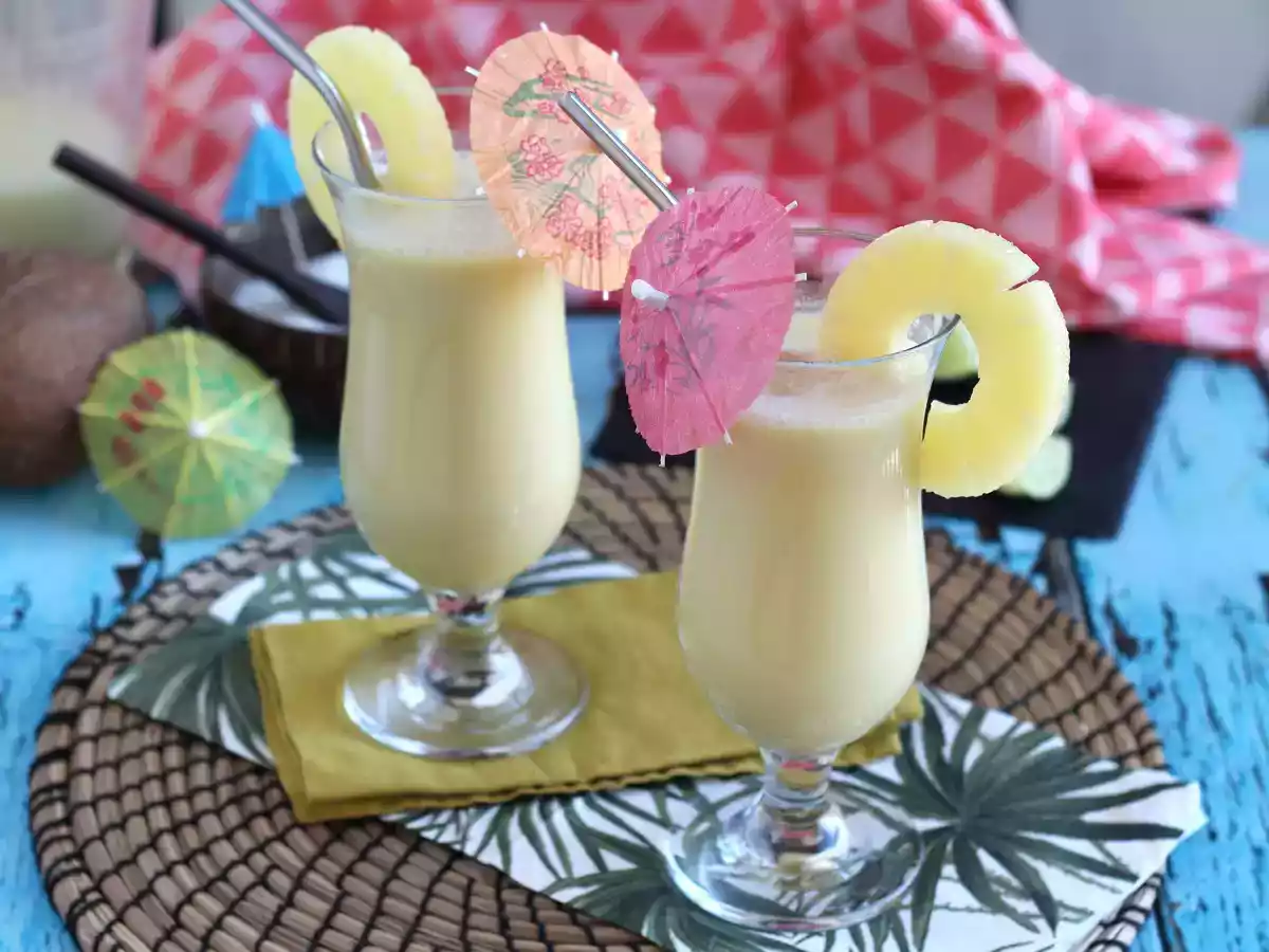 Snabb alkoholfri piña colada