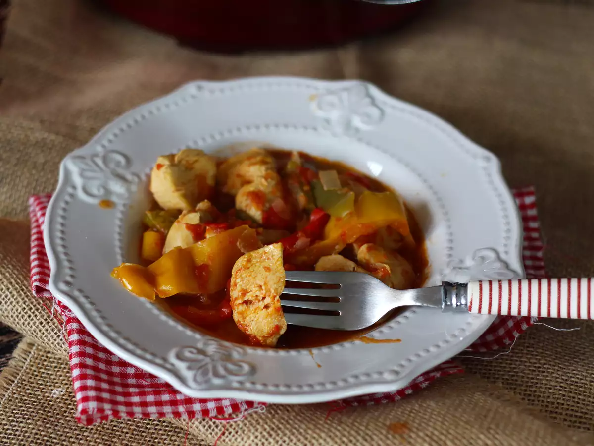 Snabb baskisk kyckling i Cookeo - foto 2