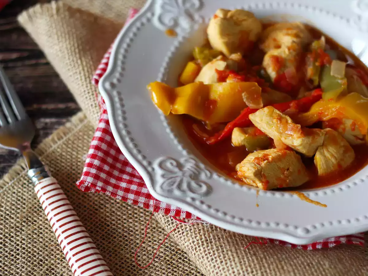 Snabb baskisk kyckling i Cookeo - foto 3