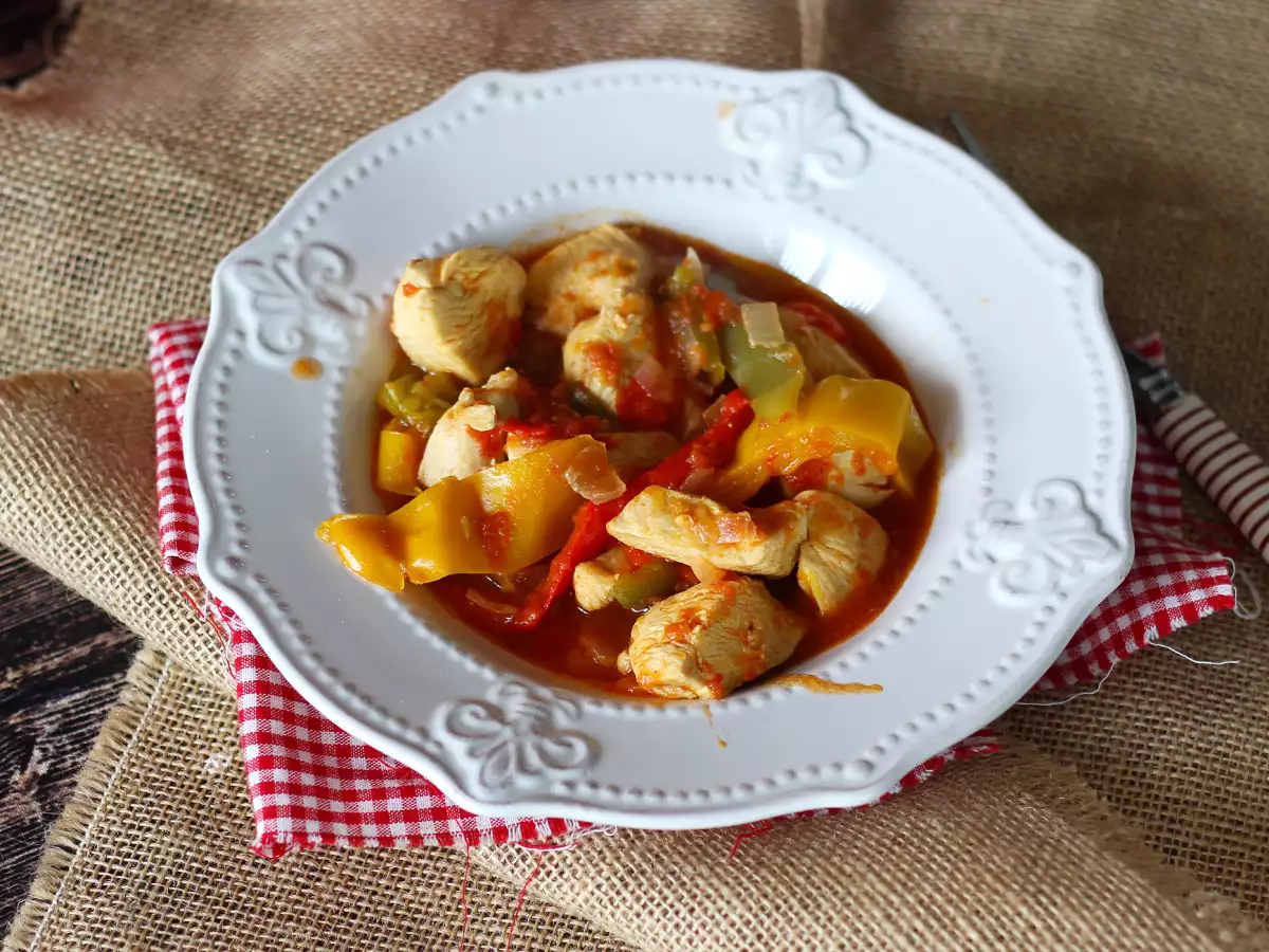 Snabb baskisk kyckling i Cookeo - foto 4