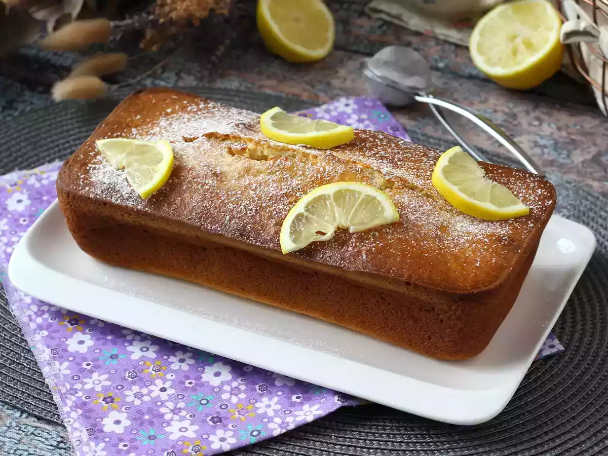 Snabb citronkaka i en mixer!