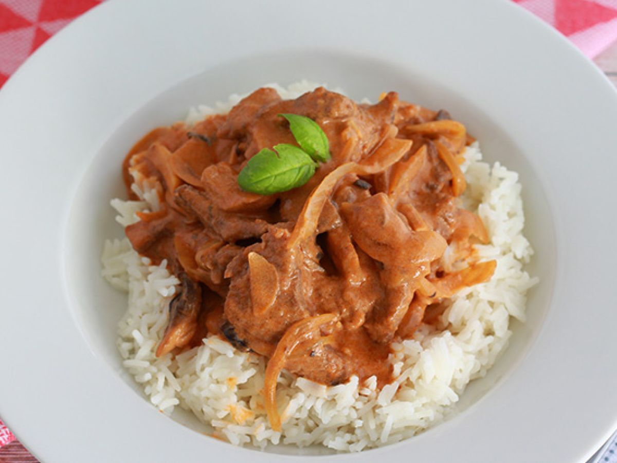 Snabb och enkel biff Stroganoff - foto 2