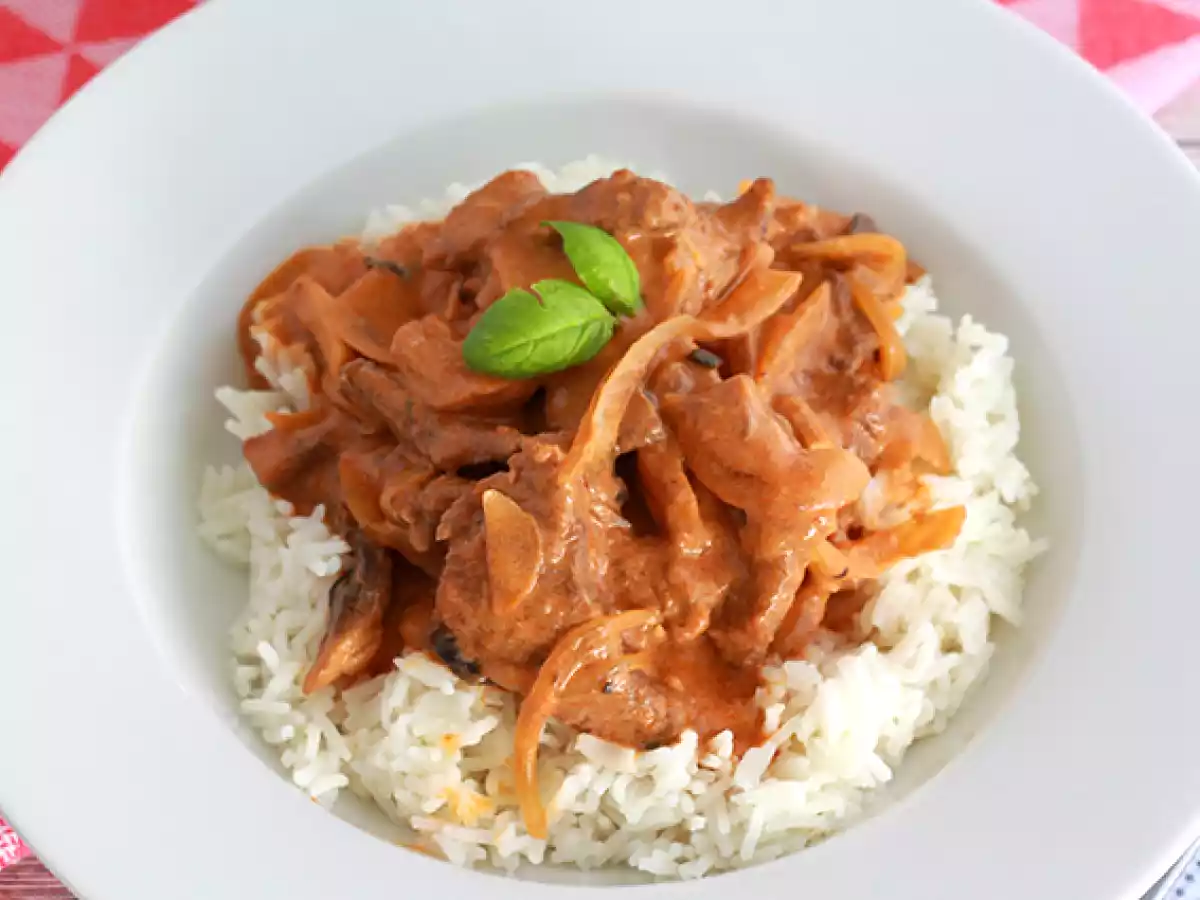 Snabb och enkel biff Stroganoff - foto 2