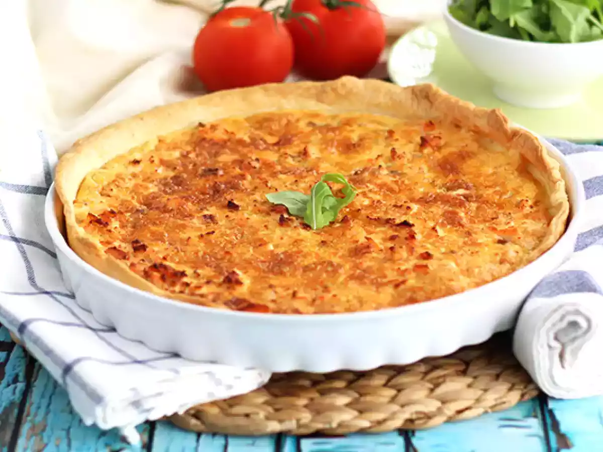 Snabb och enkel laxquiche
