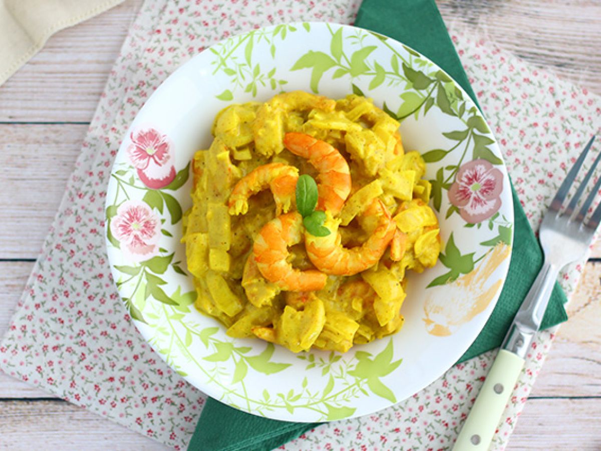 Snabb räkcurry med kokosmjölk