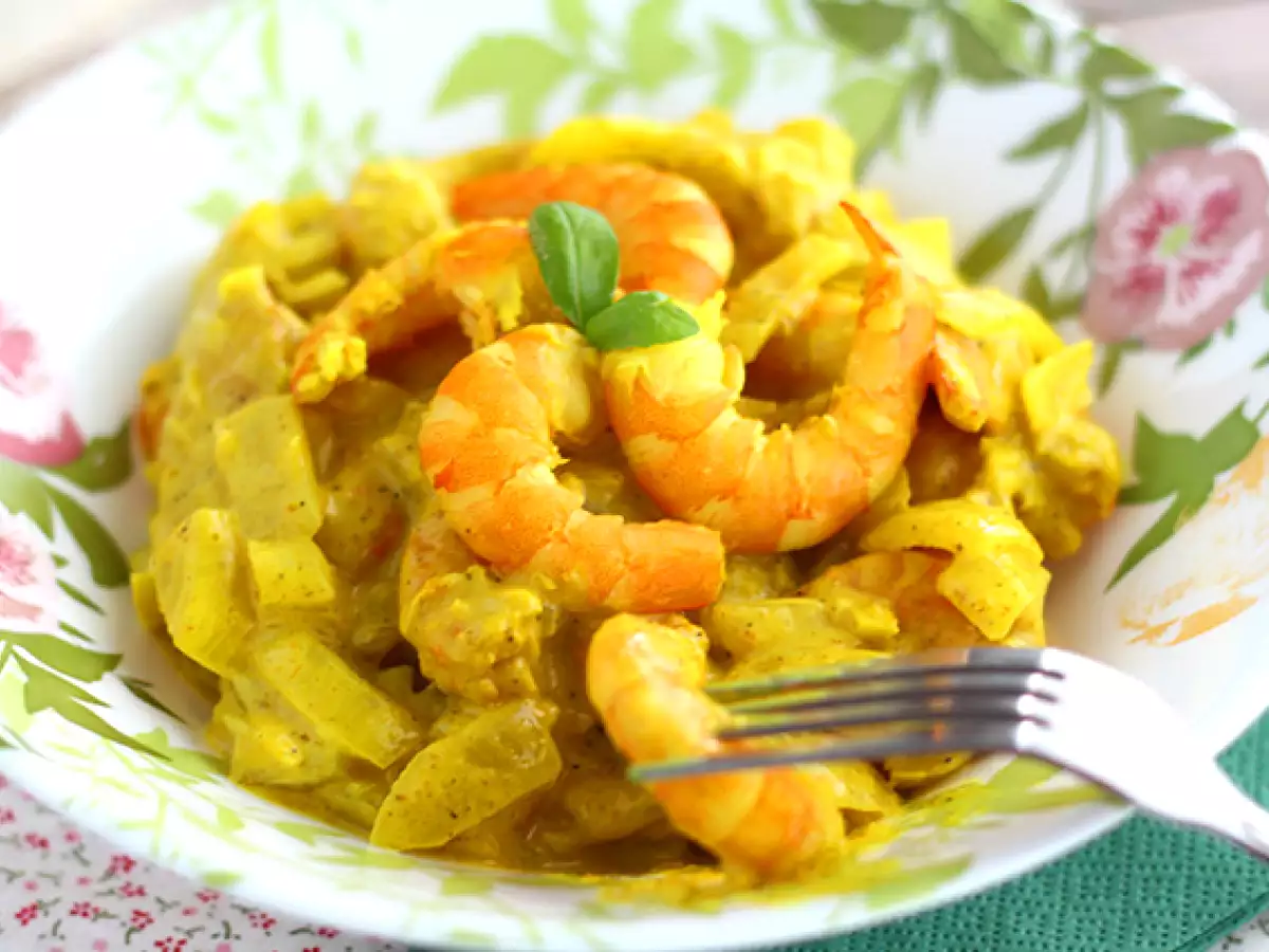 Snabb räkcurry med kokosmjölk - foto 4