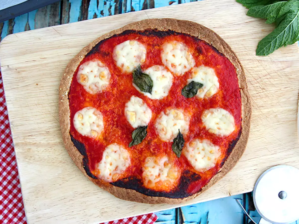 Snabb tortillapizza